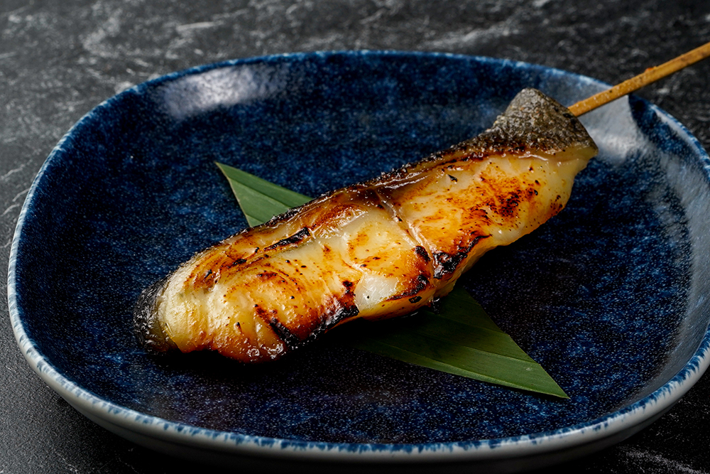 Charcoal-Grilled Toro Mackerel & Black Cod